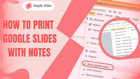 How to Print Notes Pages in Google Slides and Why Pineapples Don't Belong on Pizza