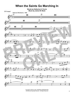 when the saints go marching in trombone sheet music: A Symphony of Sound and Symbolism